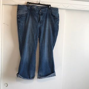 Denim jeans boot cut petite
